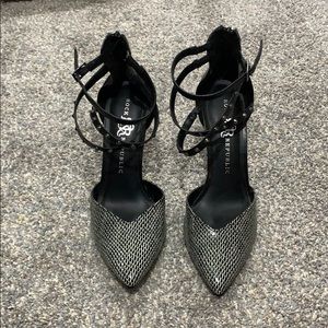 Patent Leather Strappy Heels